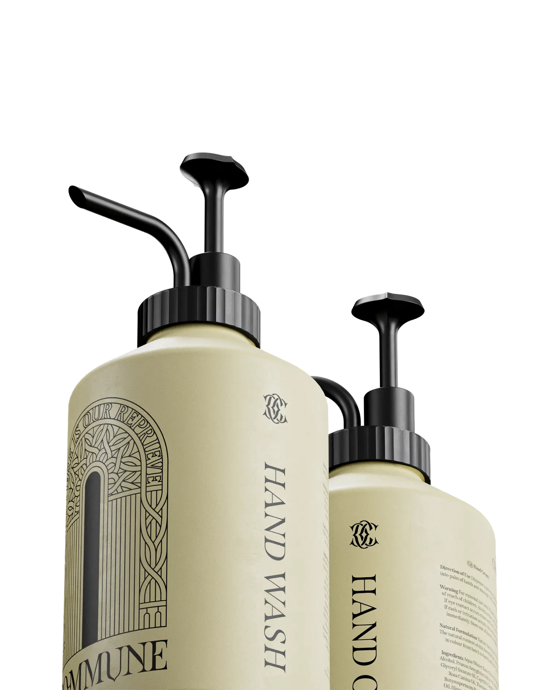 luxury gift luxury hand wash  luxury hand cream sustainable hand wash with pump natural fragrance hand wash and hand cream set