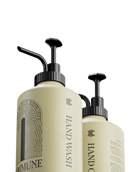 luxury gift luxury hand wash  luxury hand cream sustainable hand wash with pump natural fragrance hand wash and hand cream set