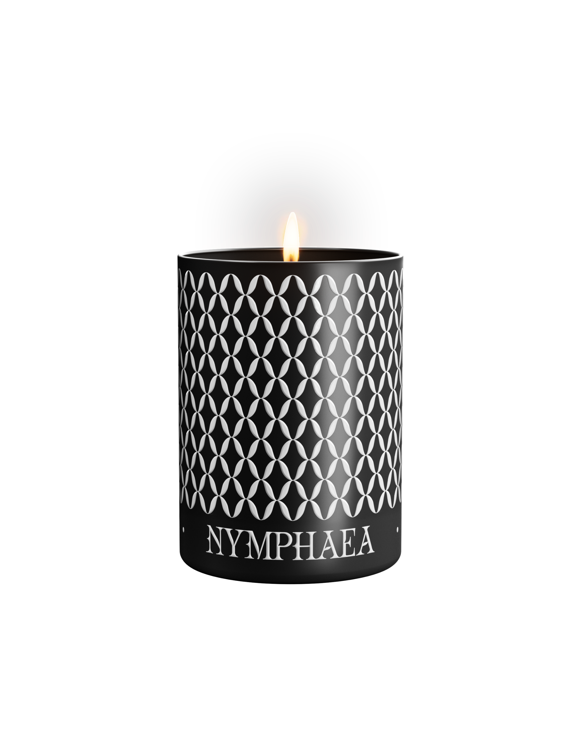 luxury scented candle nymphaea candle black wax candle natural beeswax candles sustainable candles 