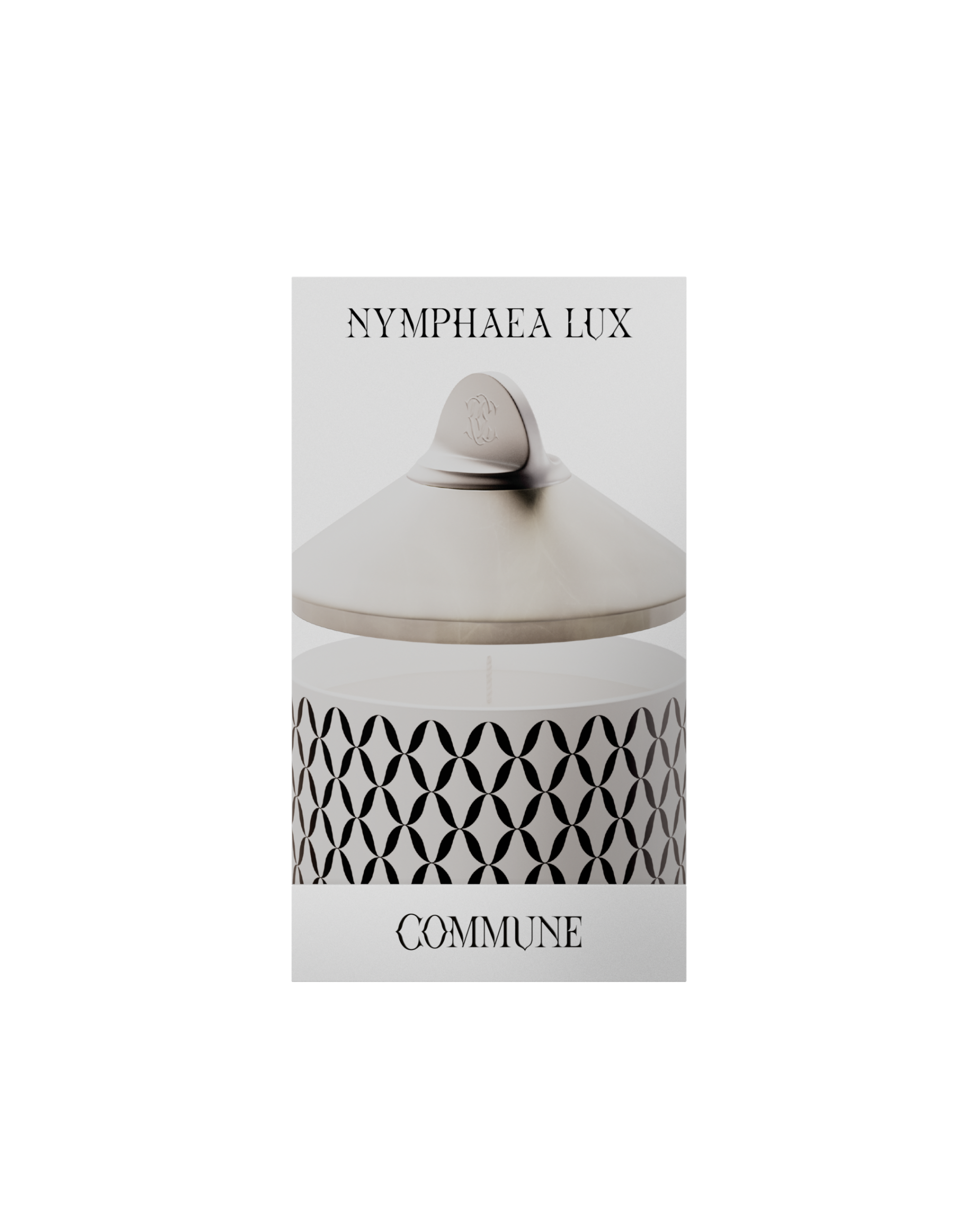 luxury scented candle nymphaea candle white candle natural beeswax candles sustainable candles soy wax candle